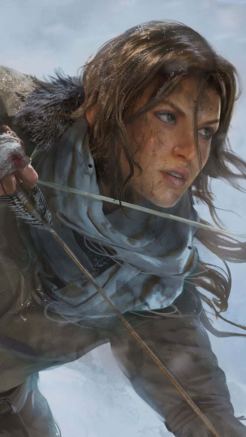 Explore the thrilling world of Rise of the Tomb Raider with Iphone Xs