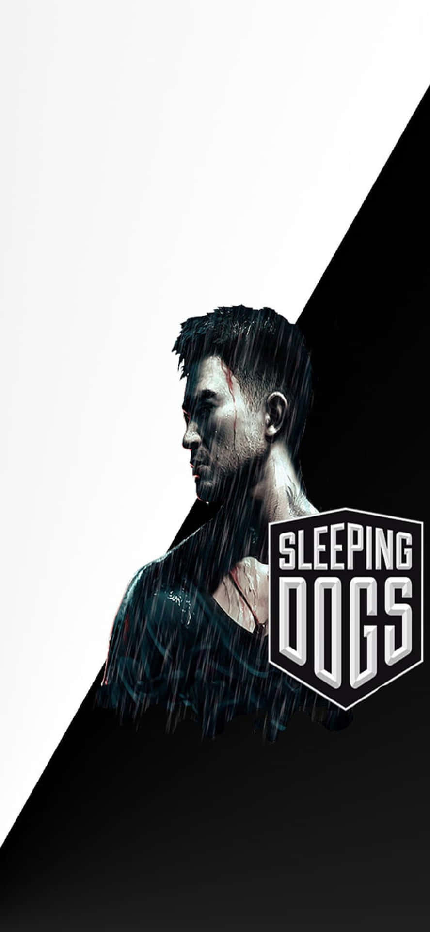 Iphone Xs Sleeping Dogs Definitive Logo Background