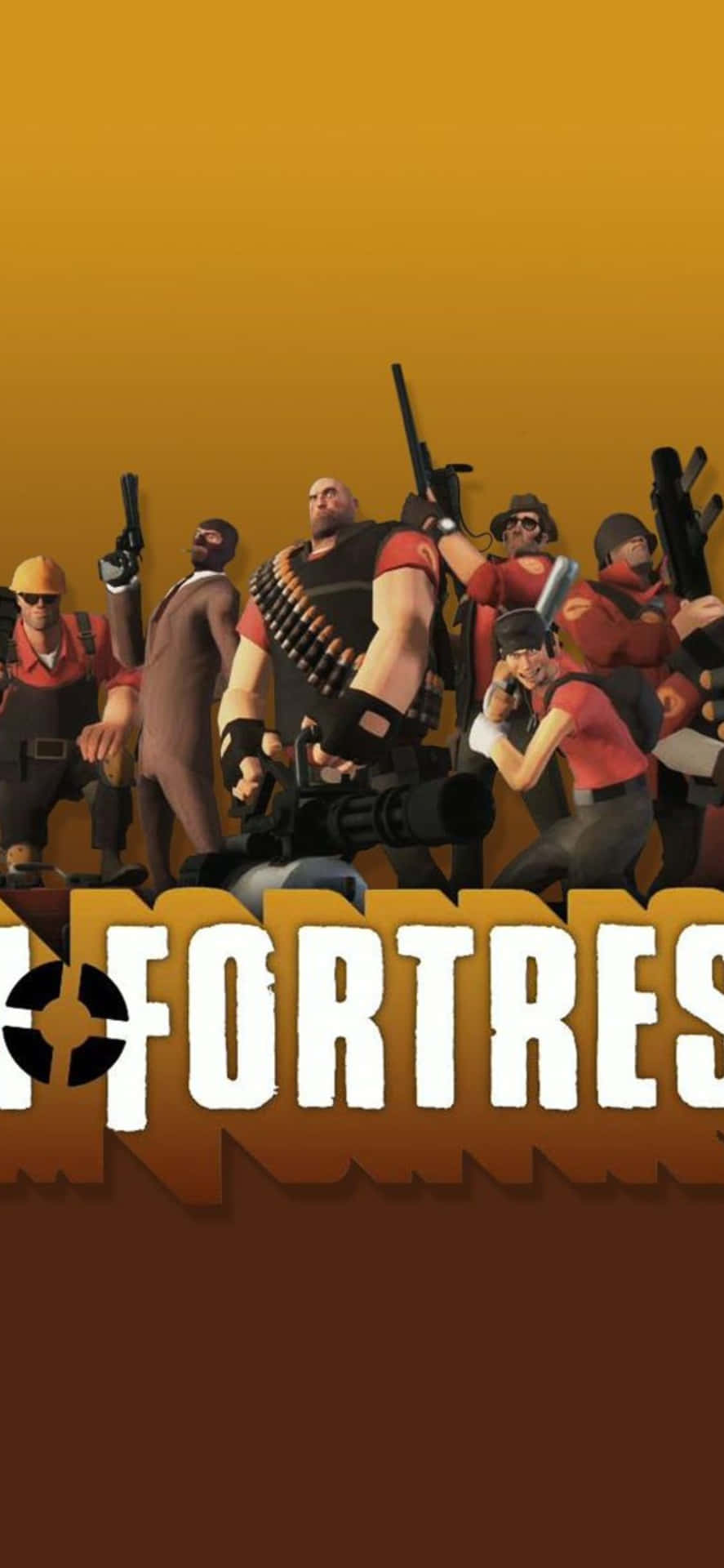 Waffenfür Team Fortress 2 Auf Dem Hintergrund Des Iphone Xs