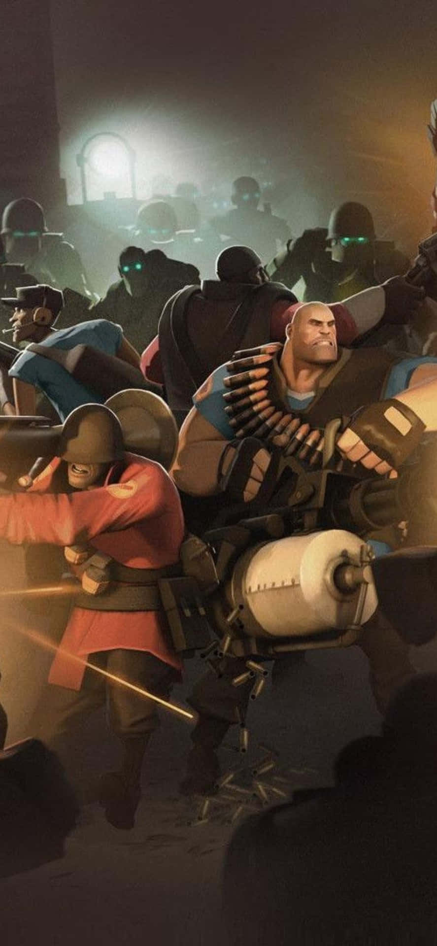 iPhone XS Team Fortress 2 Warzone Background