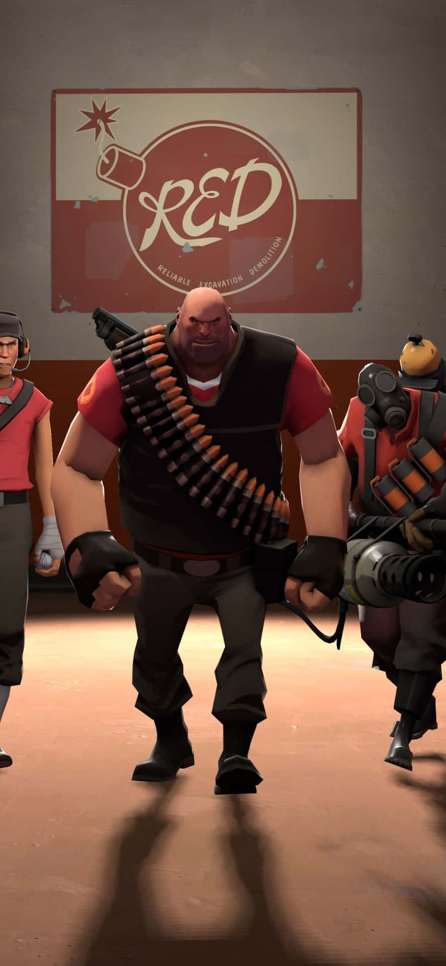 iPhone XS Team Fortress 2 Offensive Hold Baggrunds Tapet