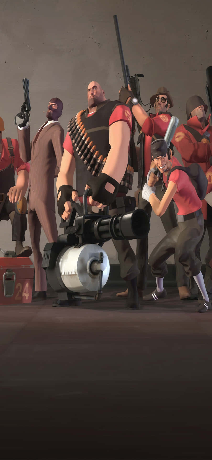 Gaming Bliss on iPhone Xs - TF2 Background