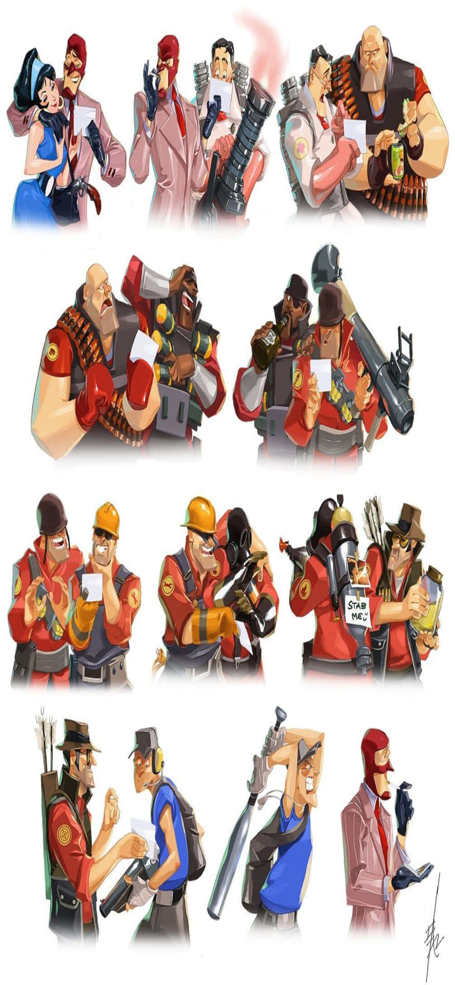 Iphone Xs Tf2 Background Various Fanart Posters