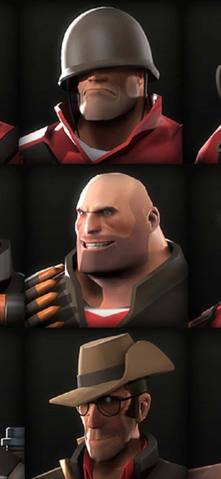 Iphone Xs Tf2 Background Soldier, Heavy And Sniper