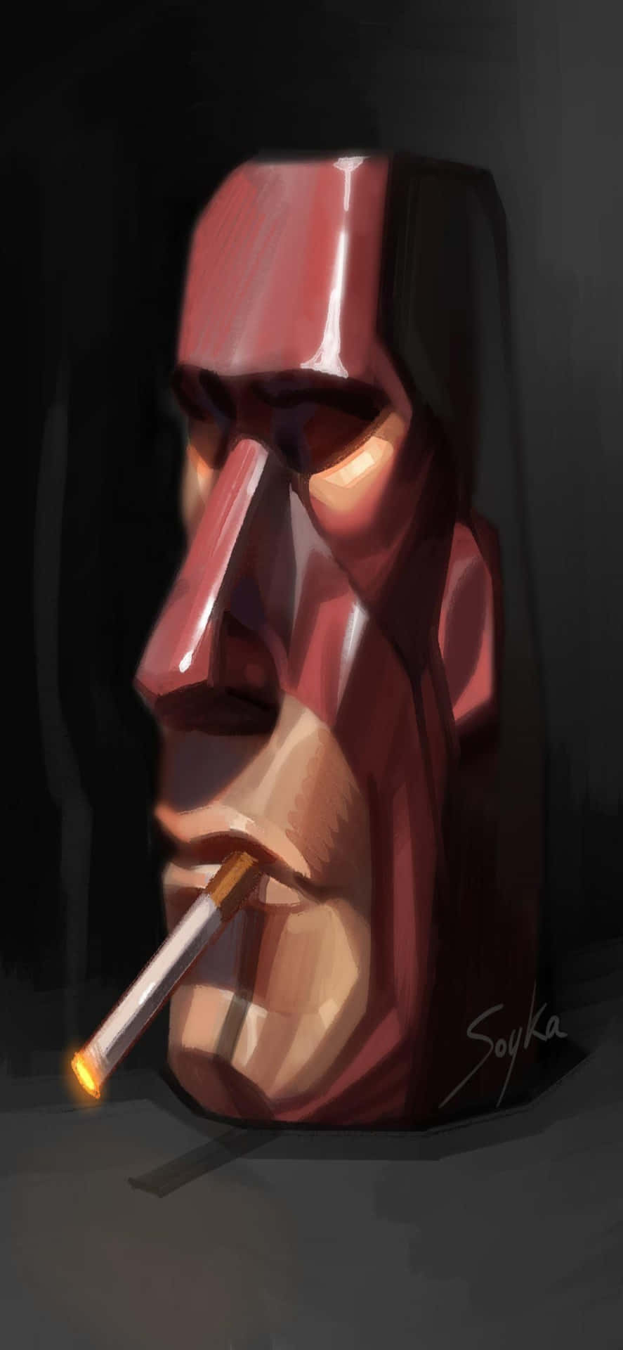 Iphone Xs Tf2 Background Glossy Spy Face Art