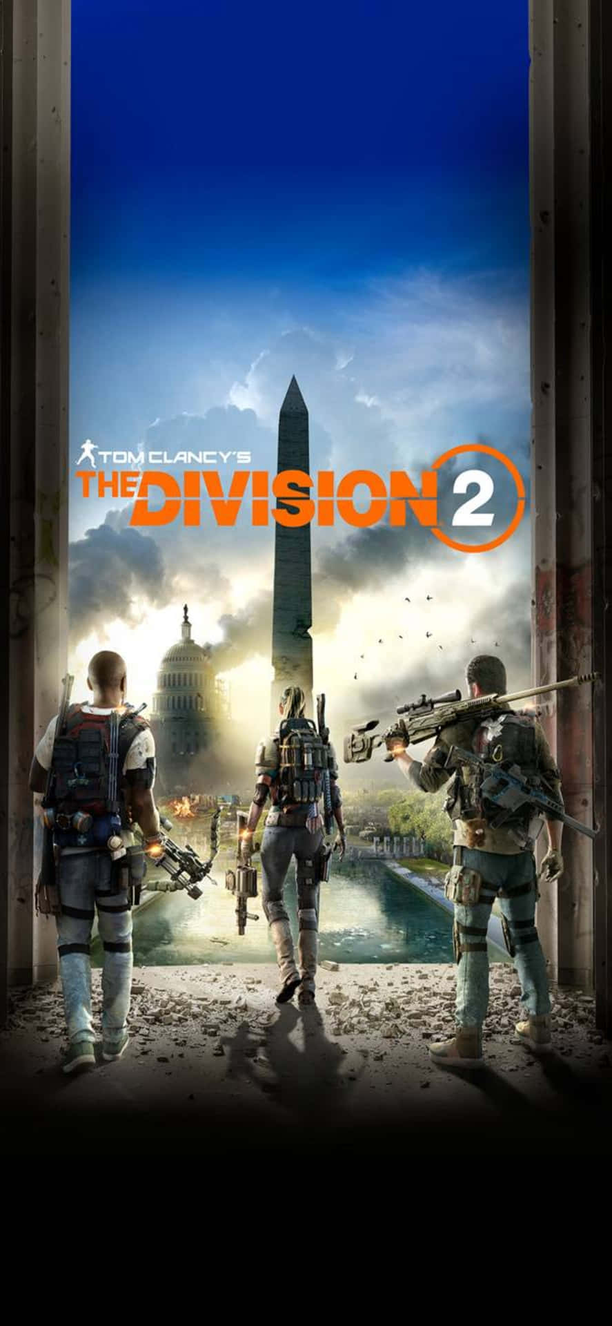 Iphone Xs The Division Background Game Title Poster In Washington