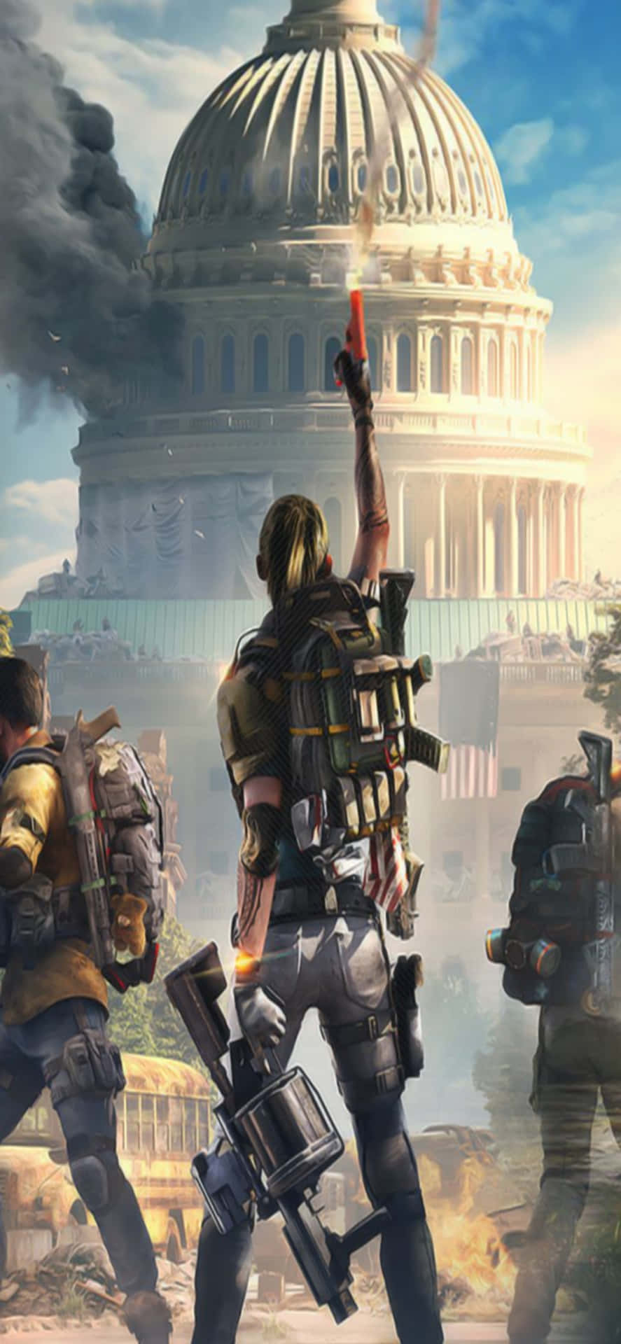 Iphone Xs The Division Background Squad In The White House