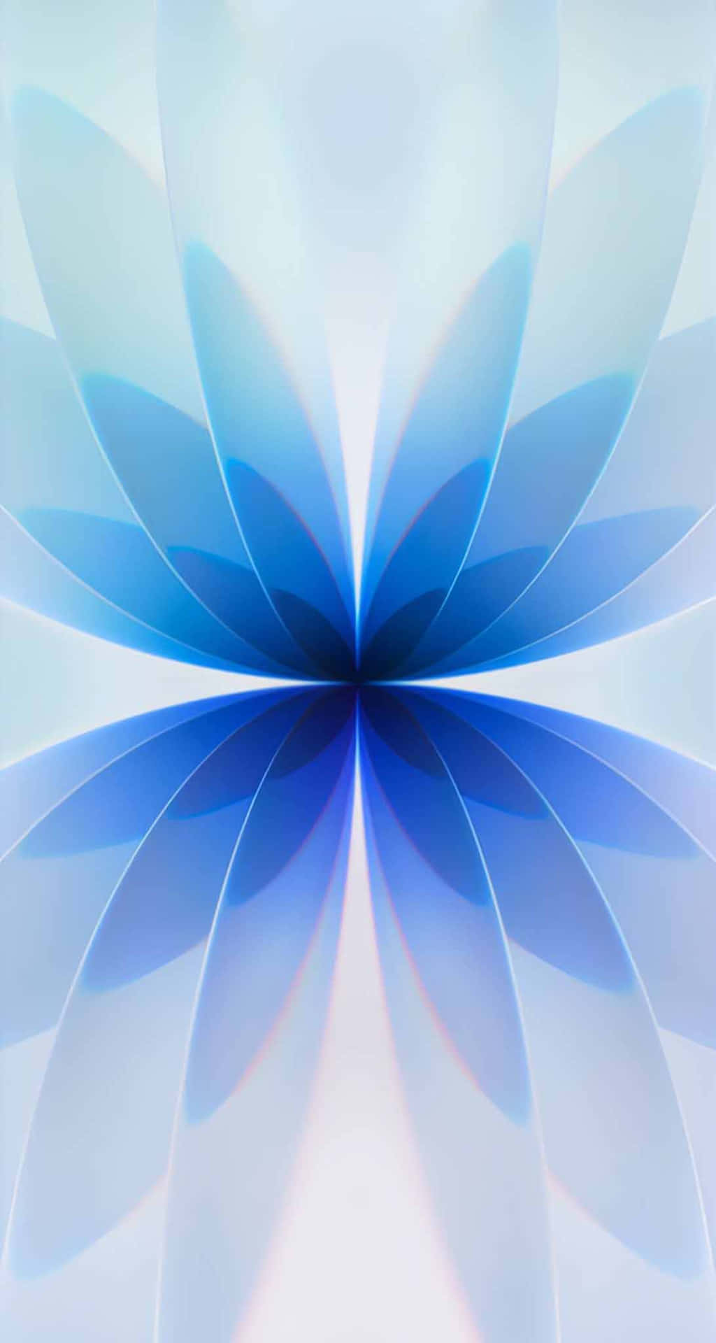 Iphone17 Abstract Blue Flower Wallpaper Wallpaper