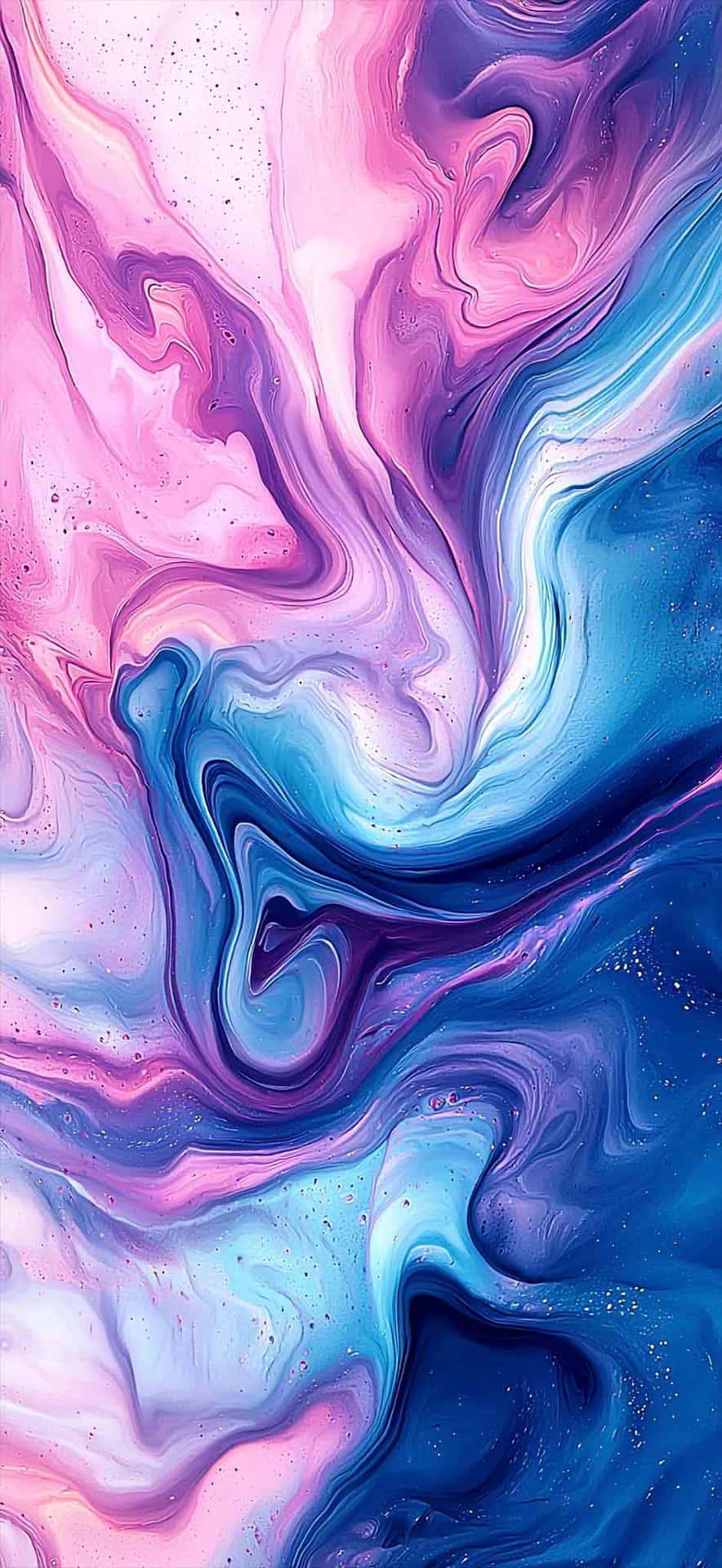 Fondo Abstracto De Mármol Rosa Azul Para Iphone17 Fondo de pantalla
