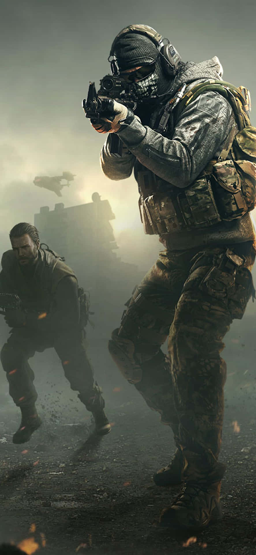 Iphonesxs Max Call Of Duty Soldat Wallpaper