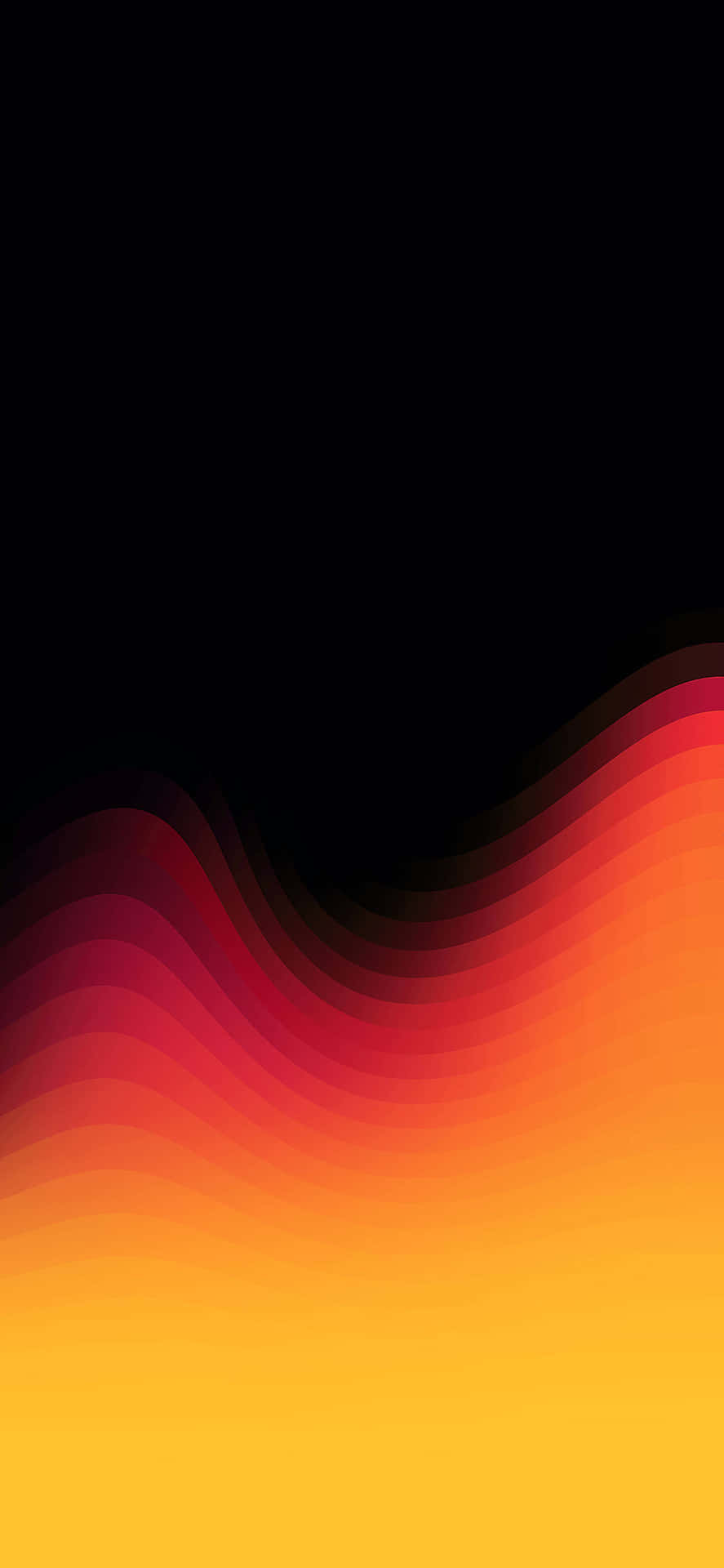 IPhones XS Max Fire Color Gradient Wallpaper