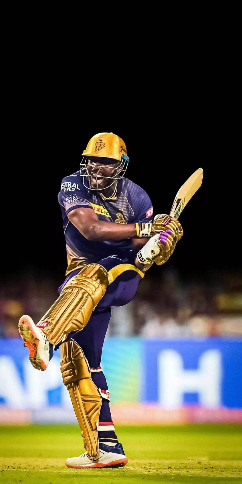 IPL 2021 Andre Russell Yelling Wallpaper