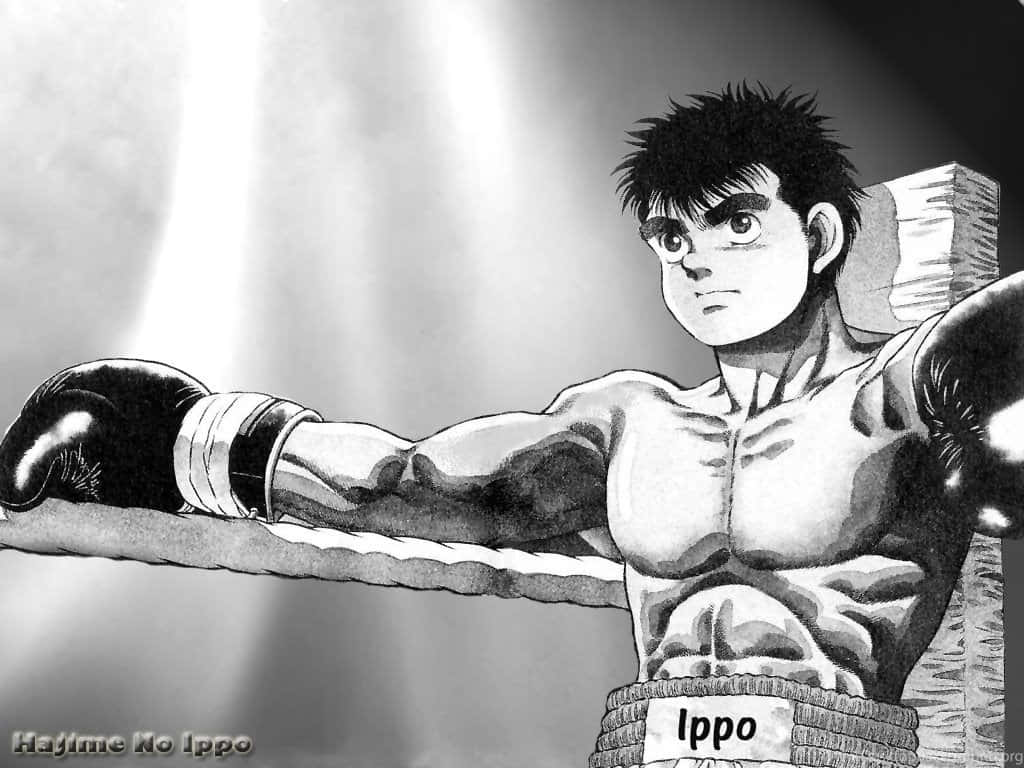 Ippo Makunouchi Boxing Pose Wallpaper