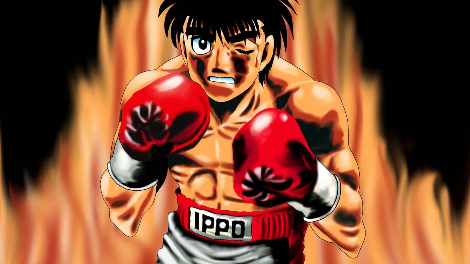 Ippo Makunouchi Boxing Stance Wallpaper