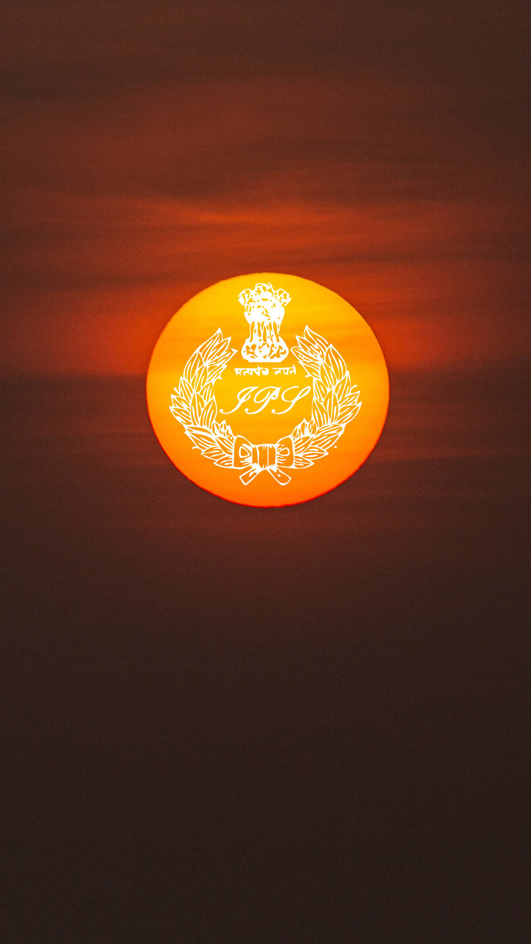 IPS Logo Red Sunset Wallpaper