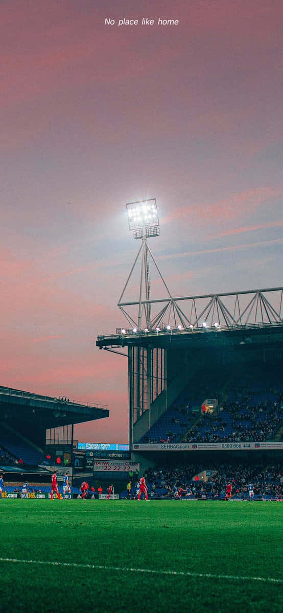 Ipswich Town Football Club Stadium in Action Wallpaper