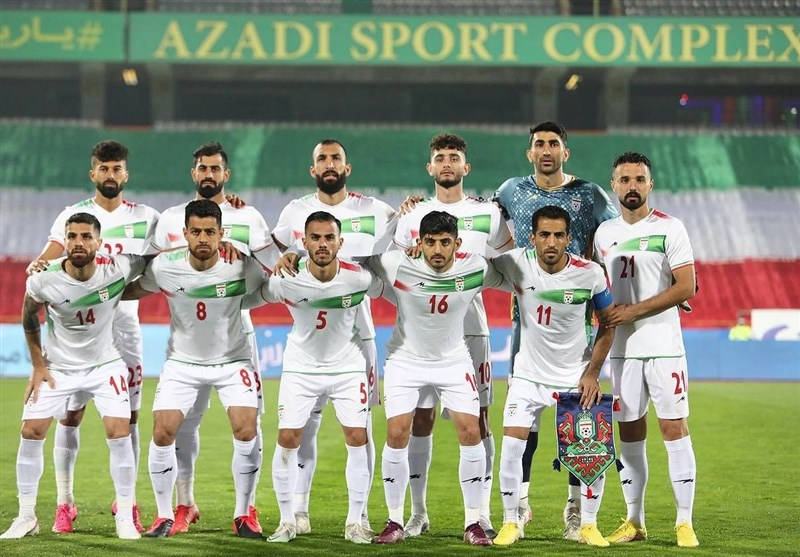 Aufstellungder Iranischen Nationalmannschaft Für Die Fifa-weltmeisterschaft Im Fußball. Wallpaper