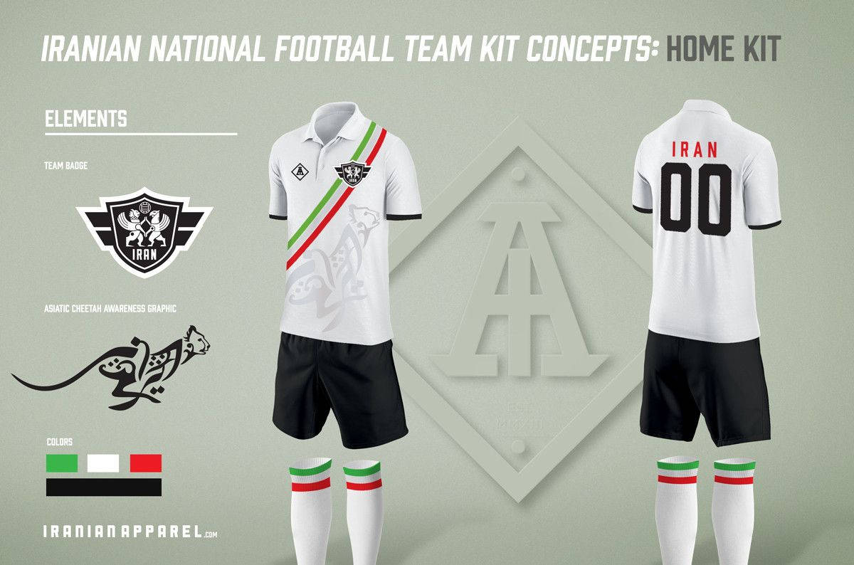 Iran National Football Team FIFA World Cup Kit Wallpaper