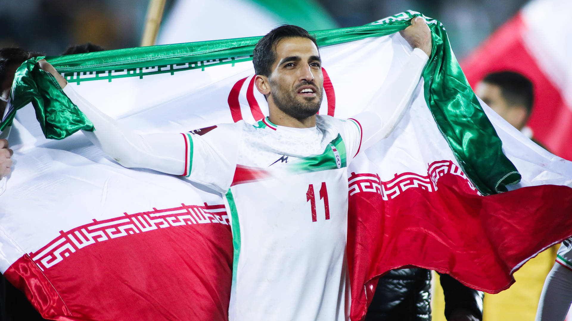 Iran National Football Team Player No. 11 Vahid Amiri