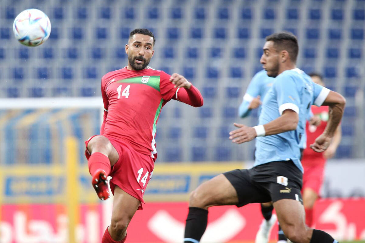 Iran National Football Team Player No. 14 Ghoddos