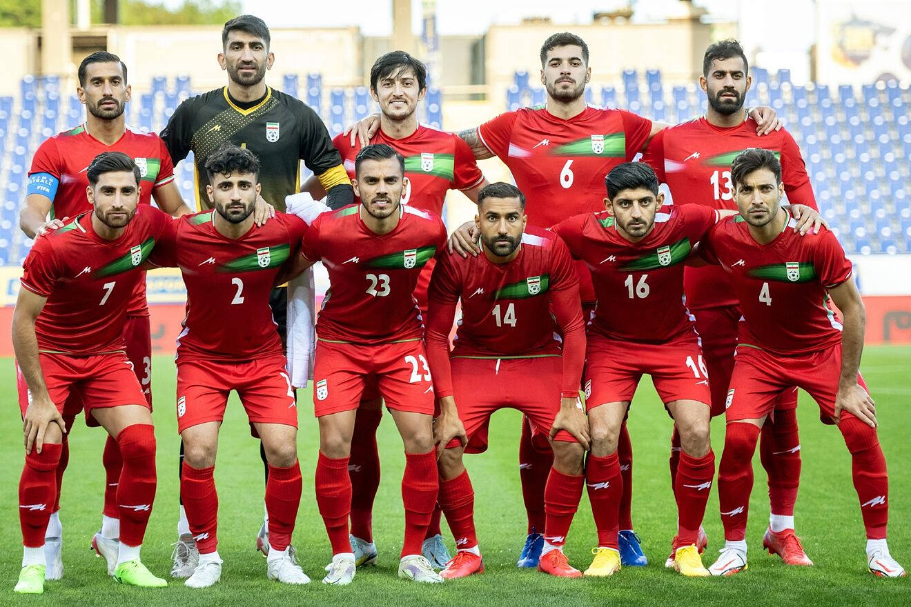 Iran National Football Team Red Fifa Jersey Picture