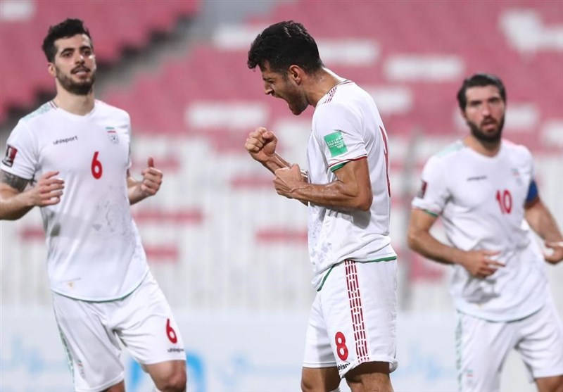 Iran National Football Team Winning Moment