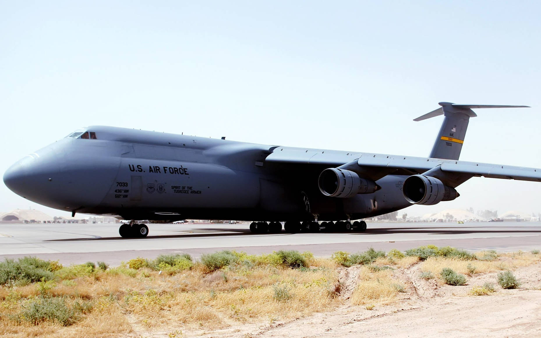 Iraq Balad Air Base Lockheed C-5 Galaxy