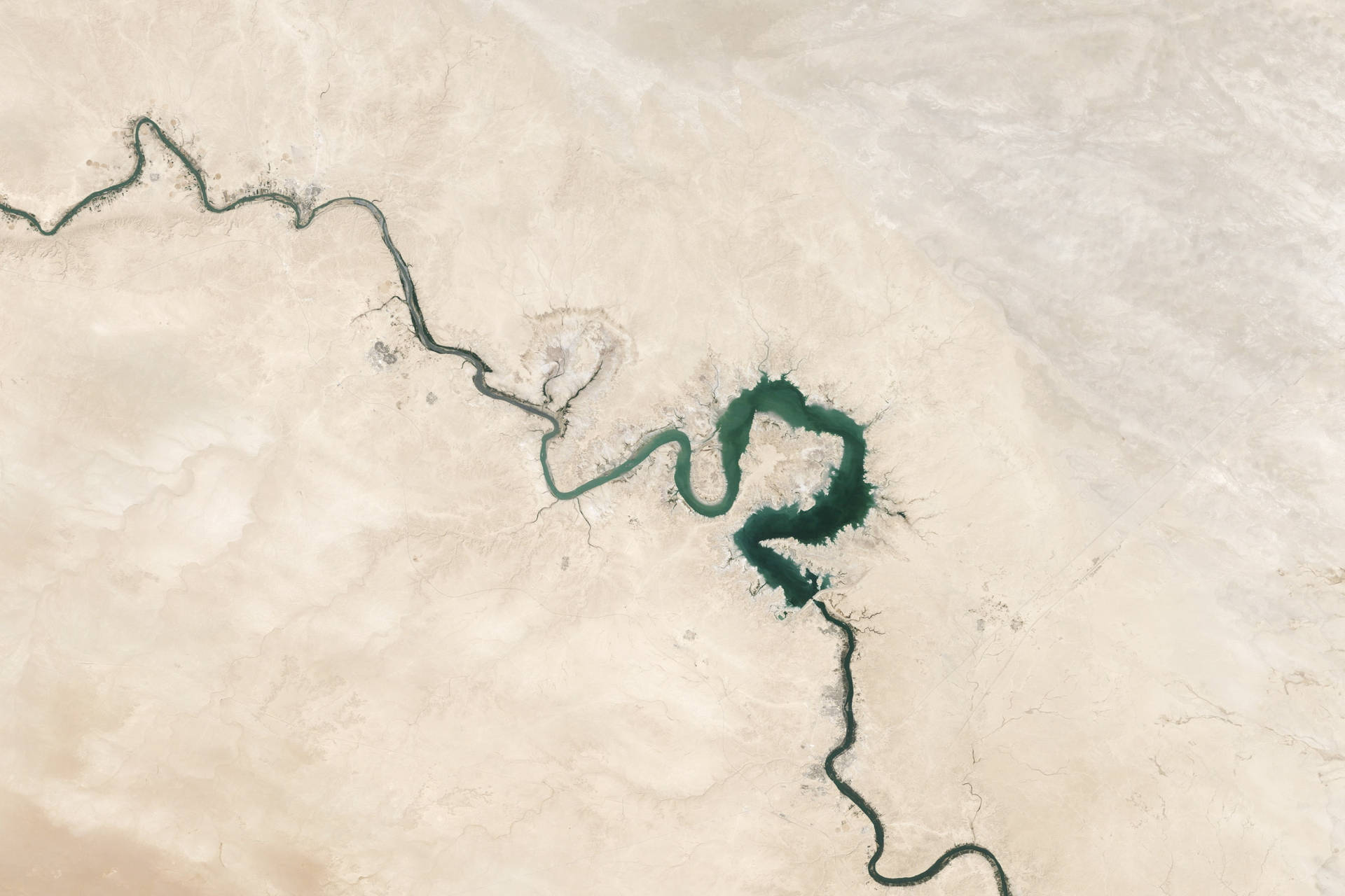 Iraq Euphrates River Illustration