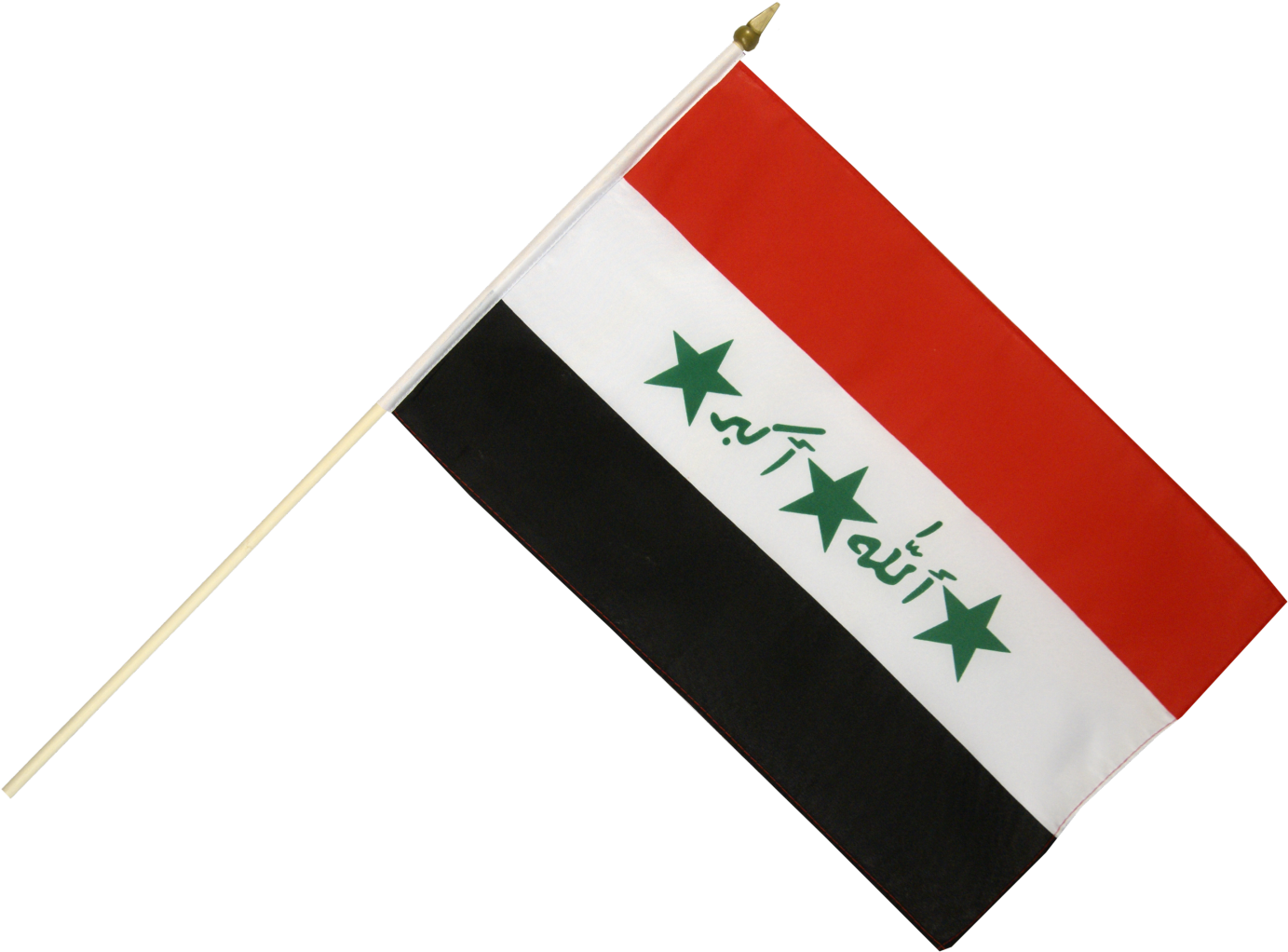 Iraq National Flagon Pole PNG