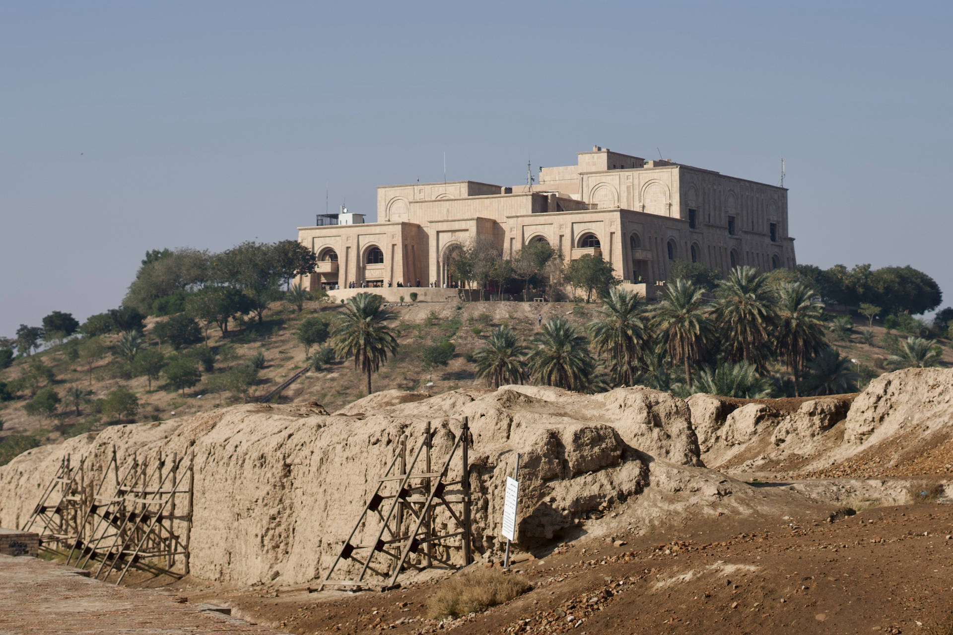 Iraq Saddam Hussein Palace Babylon