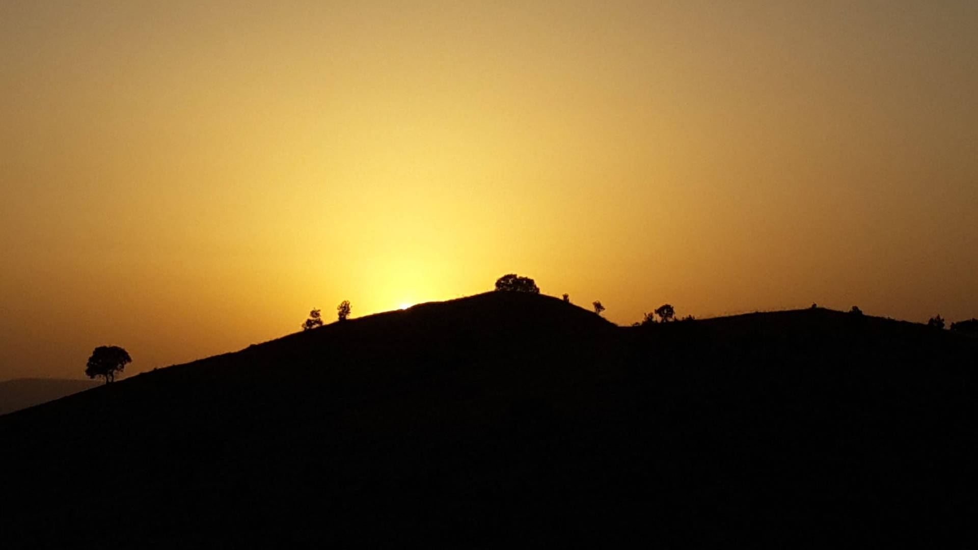 Iraq Sunset Mountain Wallpaper