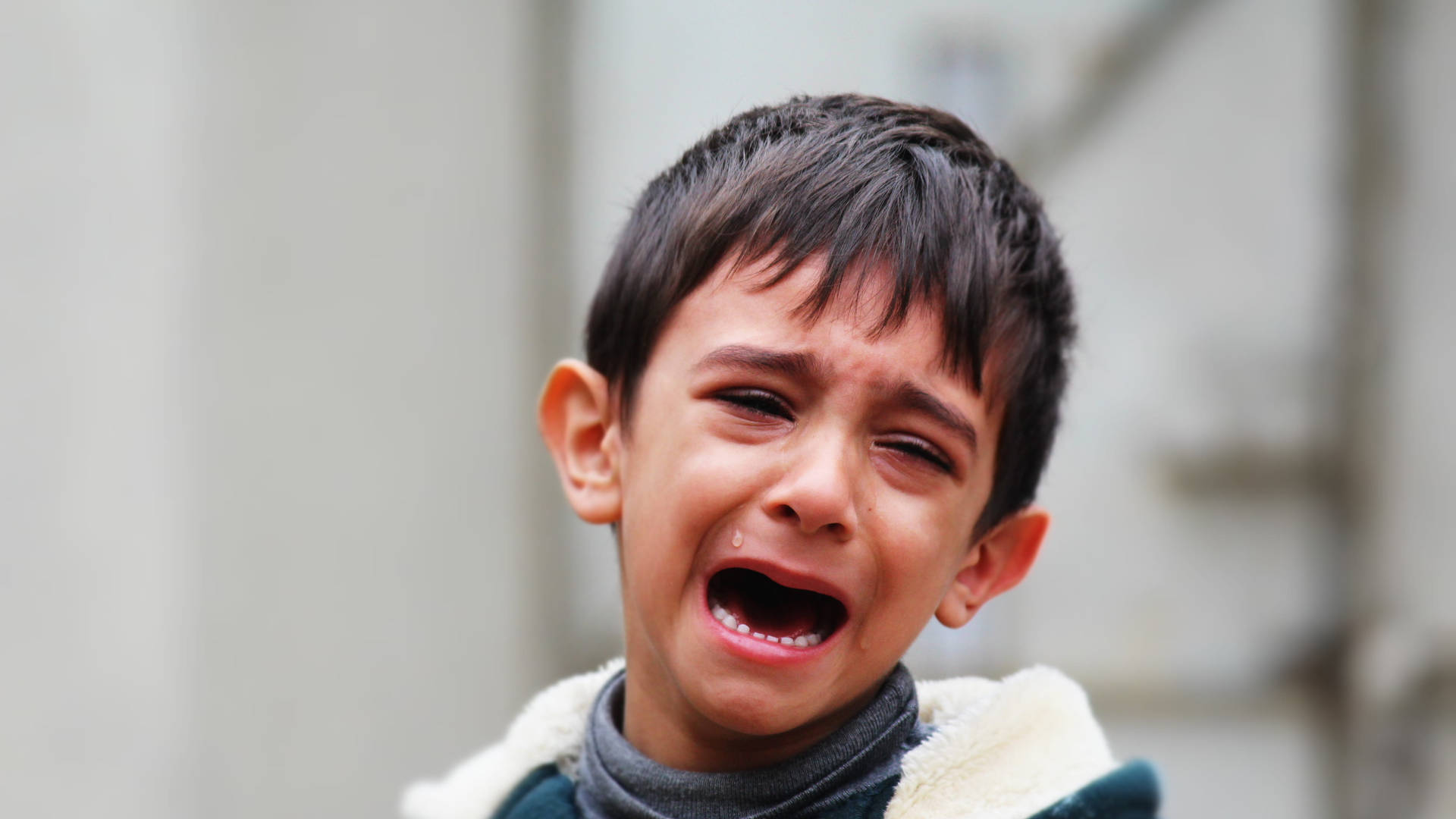 Iraqi Crying Sad Boy