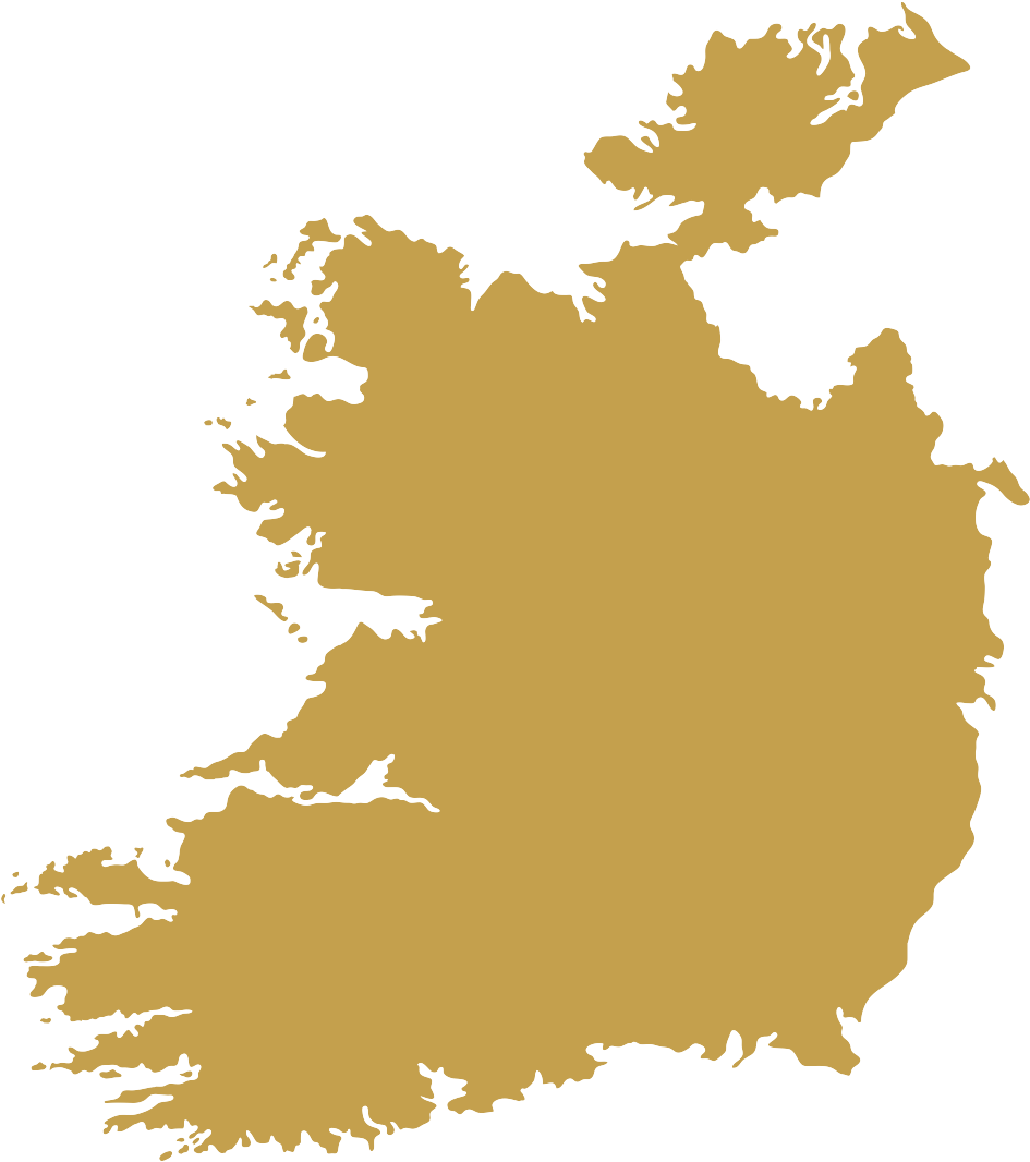 Ireland Map Silhouette PNG