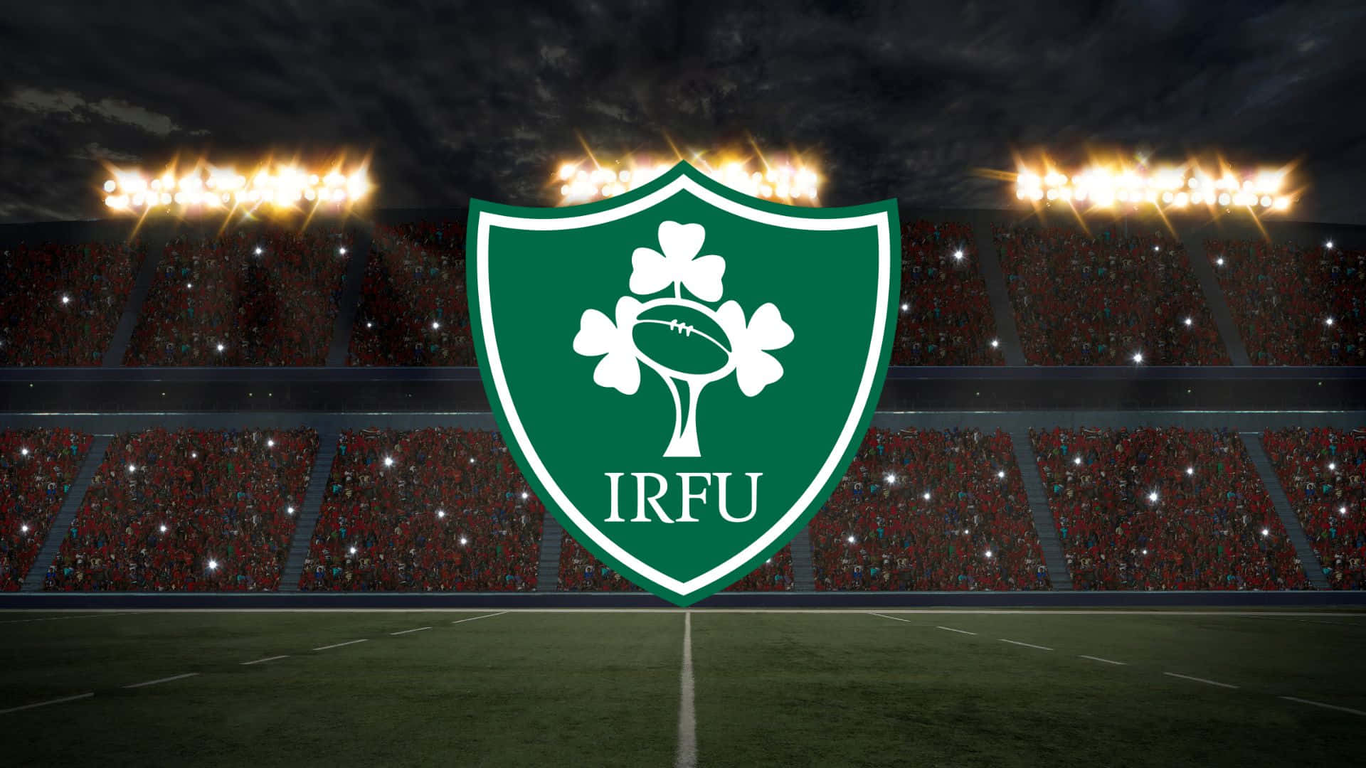 Caption: Ireland Rugby Team in Action Wallpaper