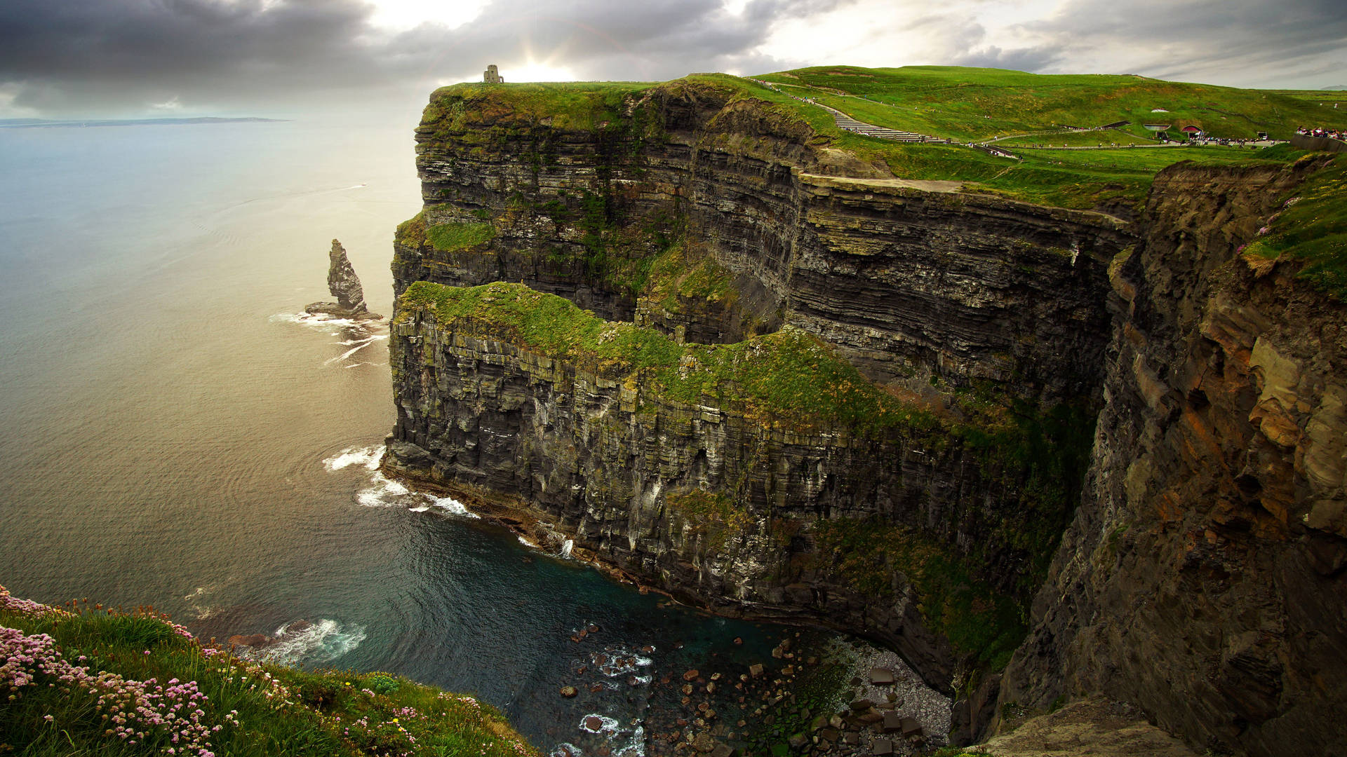 Ireland Scenic Cliffs Of Moher Wallpaper
