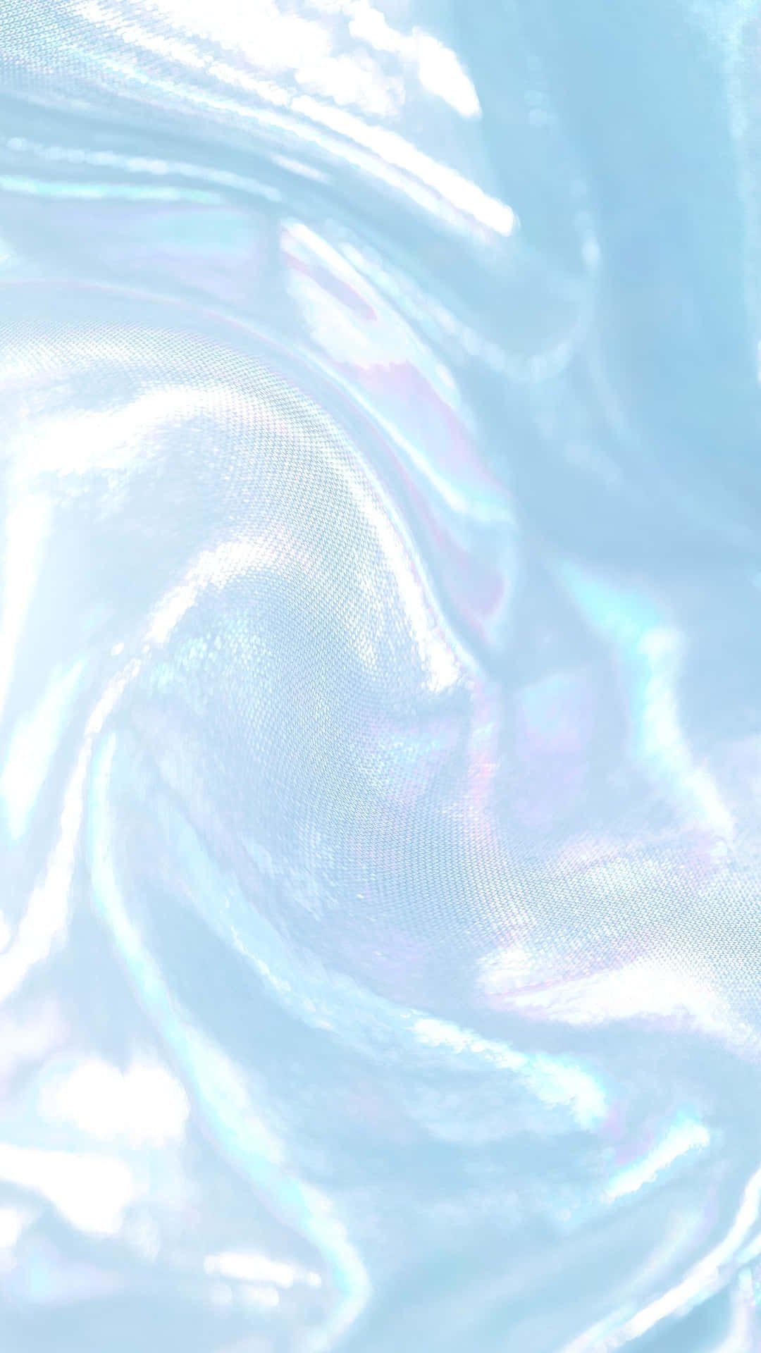 Iridescent stof æstetisk lyseblå Wallpaper