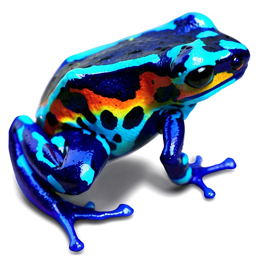 Iridescent Poison Dart Frog Png 06132024 PNG