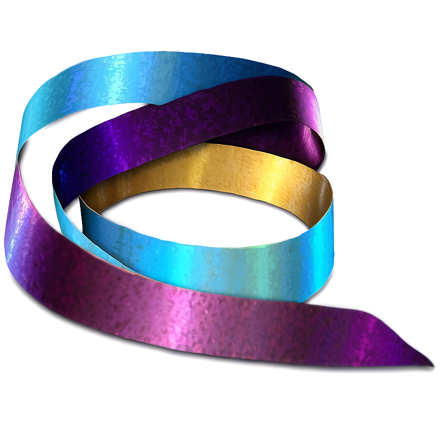 Iridescent Ribbon Png 06242024 PNG