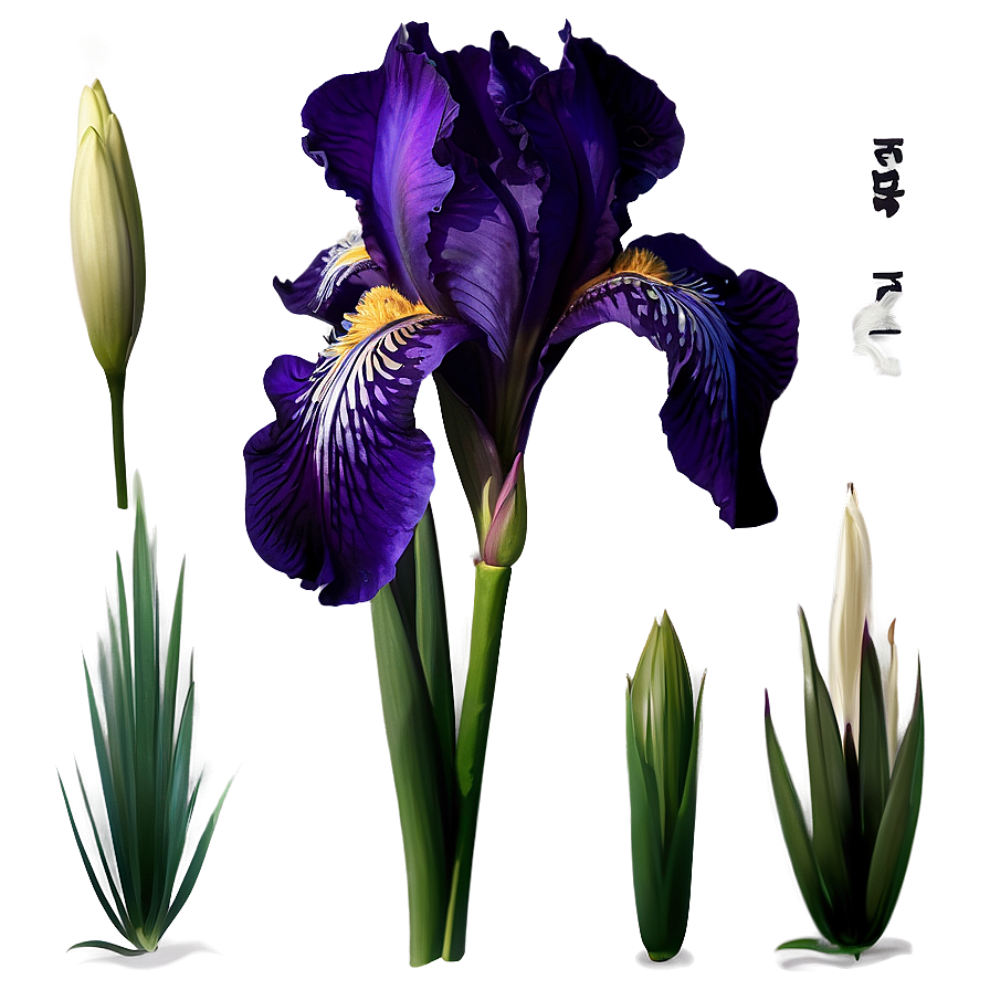 Iris Flower Transparent Png Crv PNG