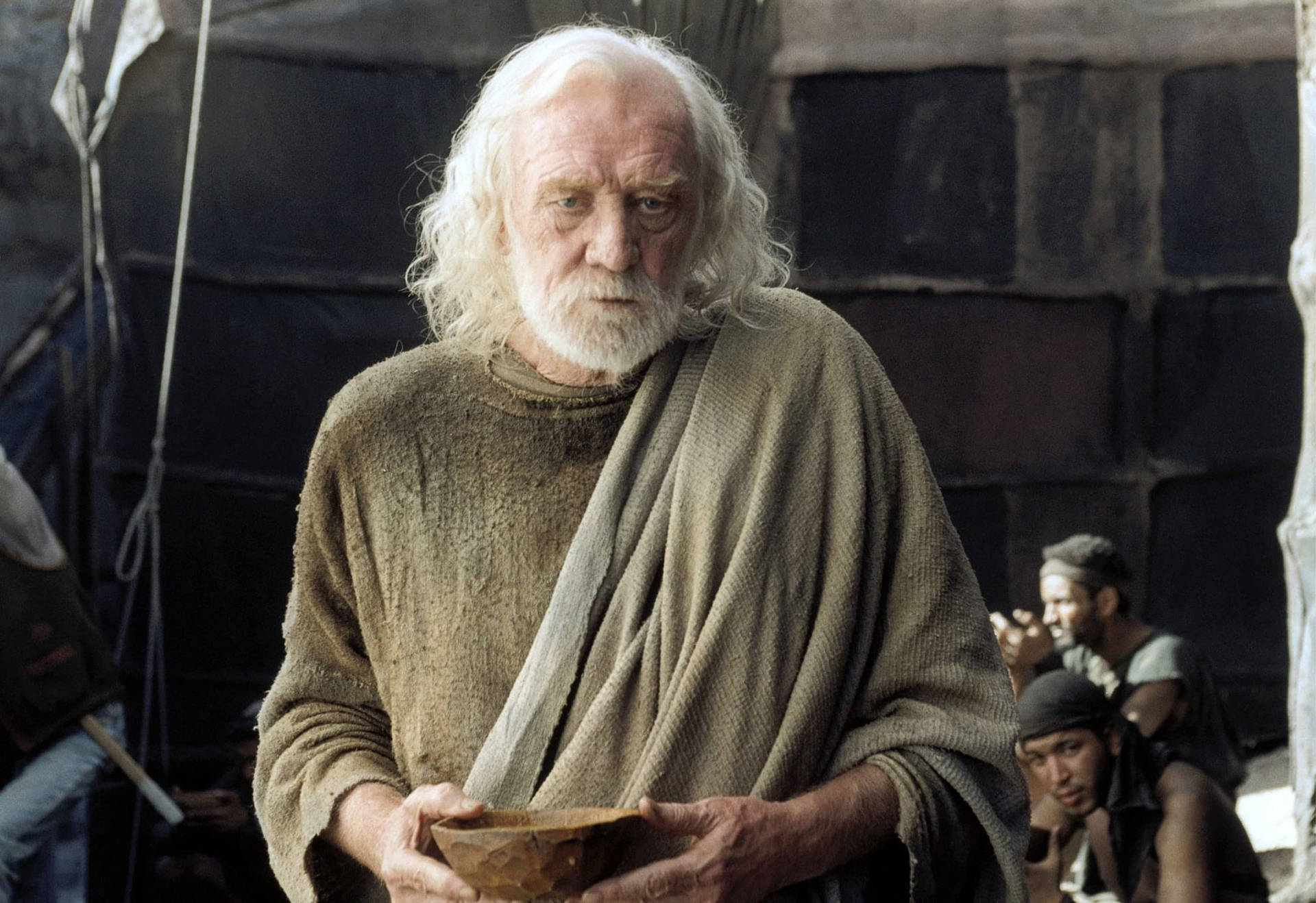 Caption: Prestigious Irish Actor Richard Harris as Apostle John Wallpaper