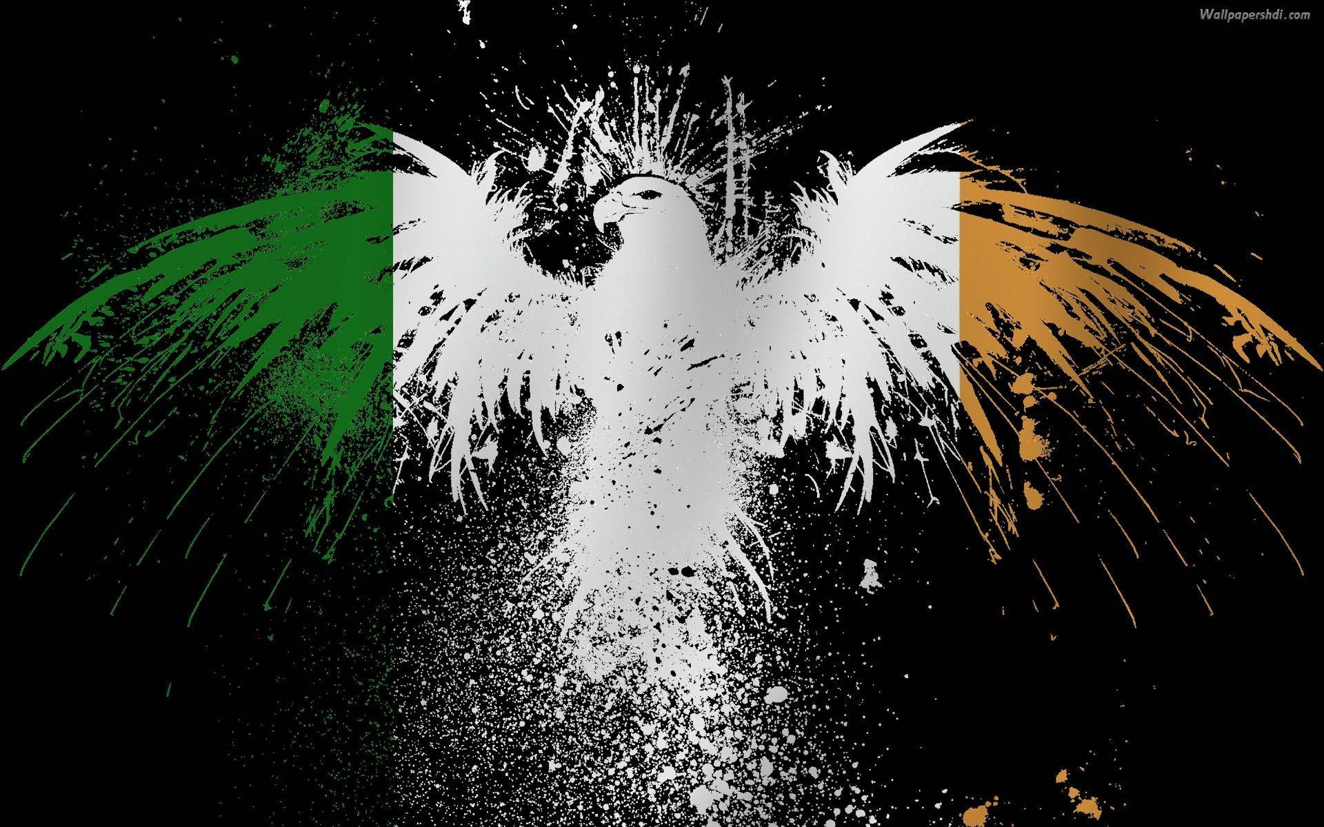 Irish Eagle Flag Wallpaper