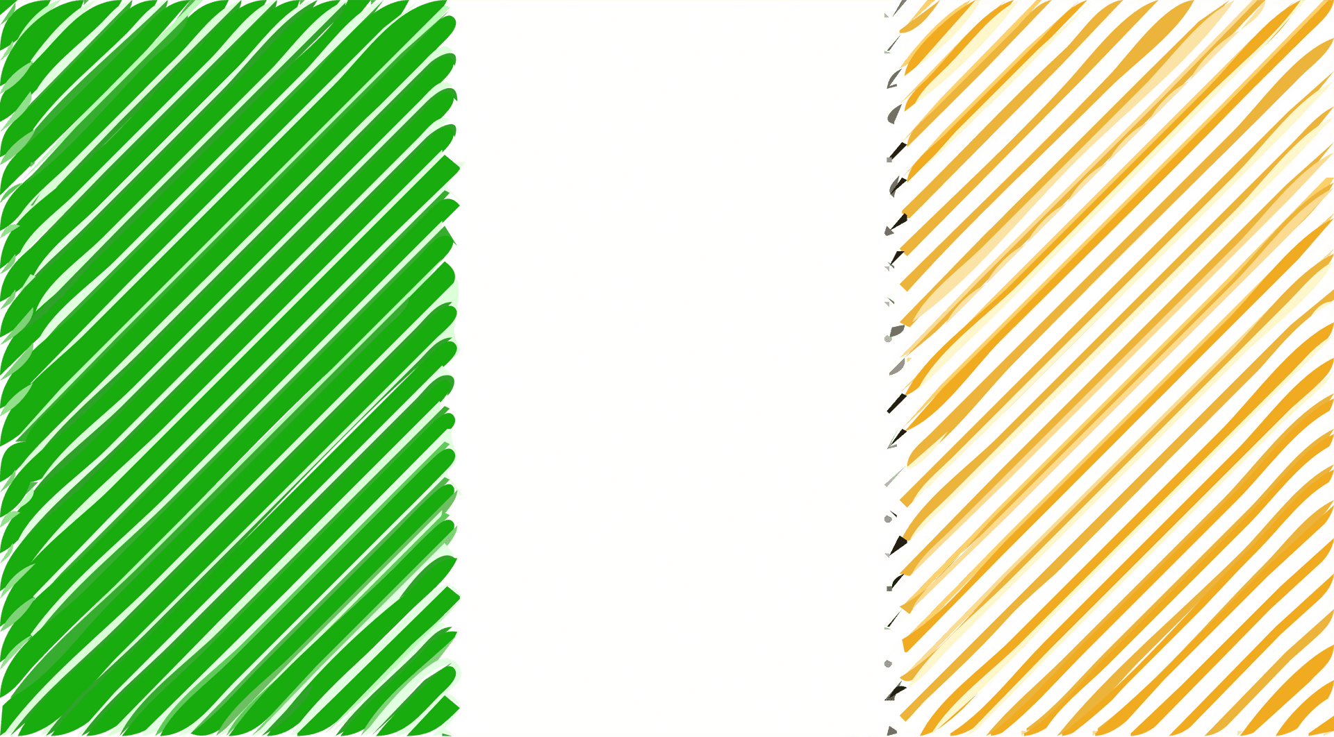 Irish Flag Abstract Art PNG