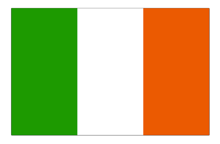 Irish National Flag PNG