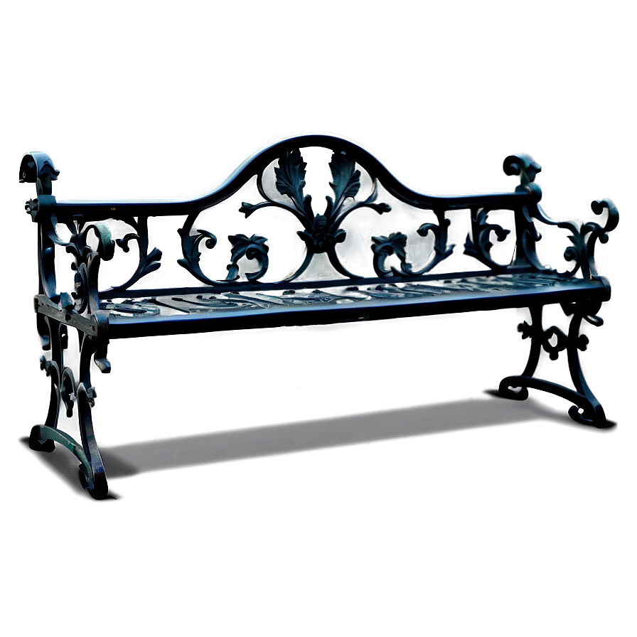Iron Bench Png 05232024 PNG