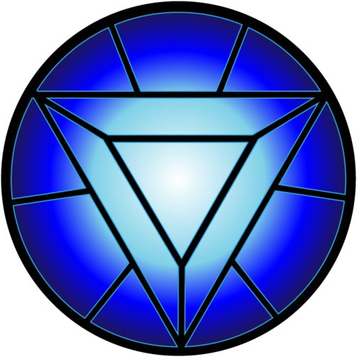 Iron Crystal Logo Design PNG