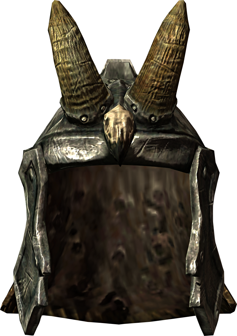 Iron Helmet Skyrim3 D Model PNG