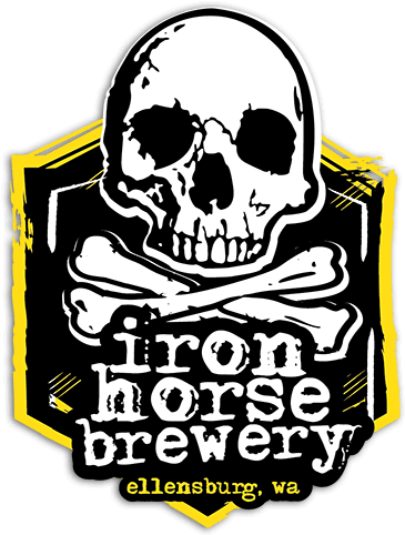 Iron Horse Brewery Skull Logo PNG
