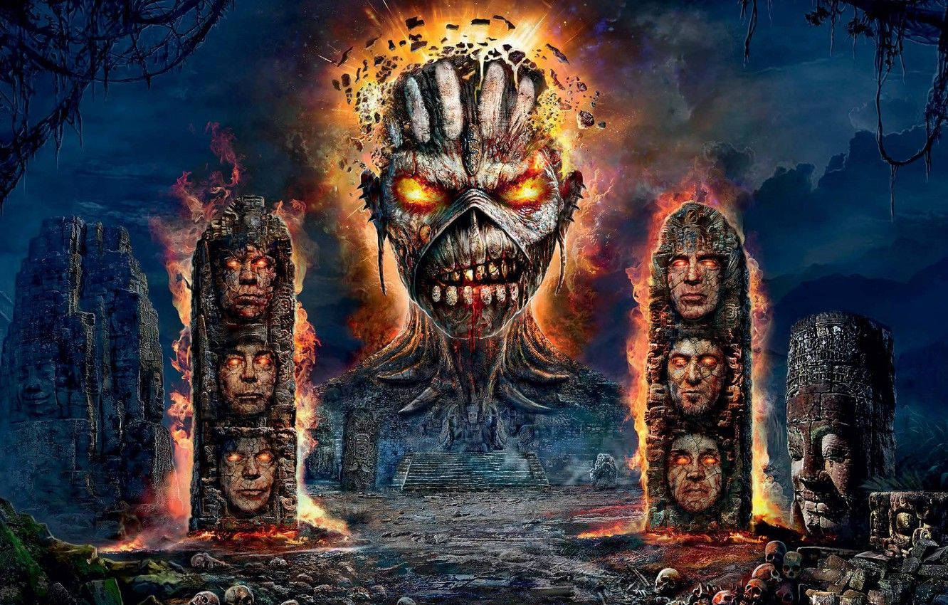 Iron Maiden Goes Back to Its Roots with Book of Souls Wallpaper