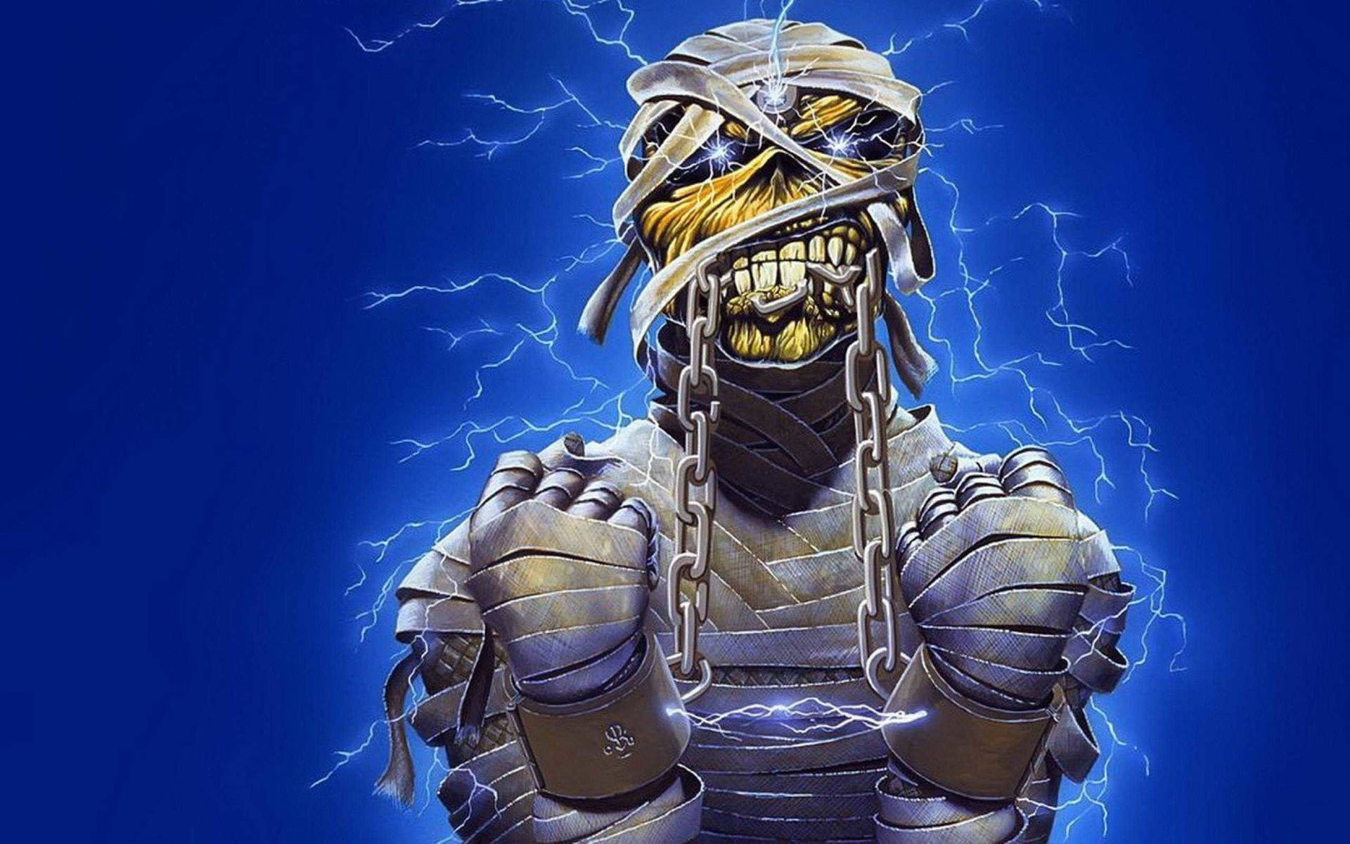 Iron Maiden Eddie In Chains Wallpaper