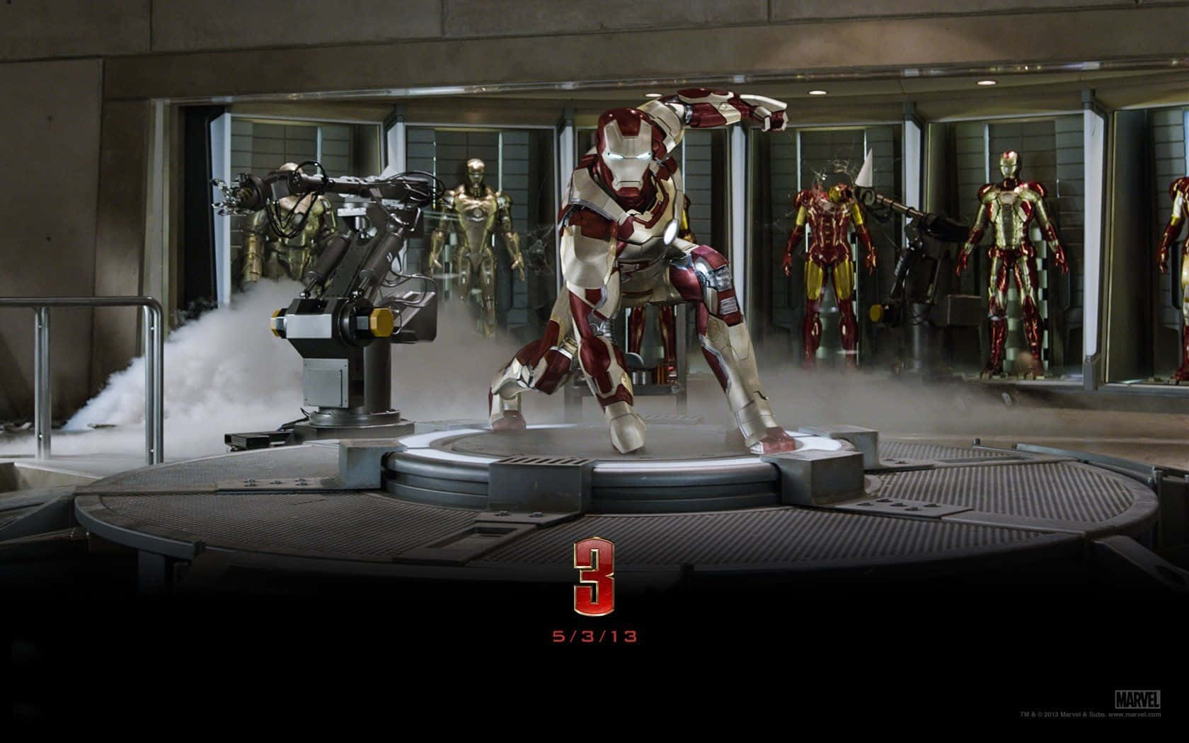 Iron Man 3 Mark 42 Suit Wallpaper